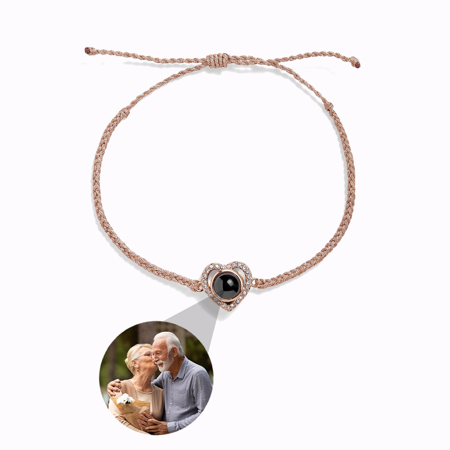Pulsera Corazón con Foto Personalizada