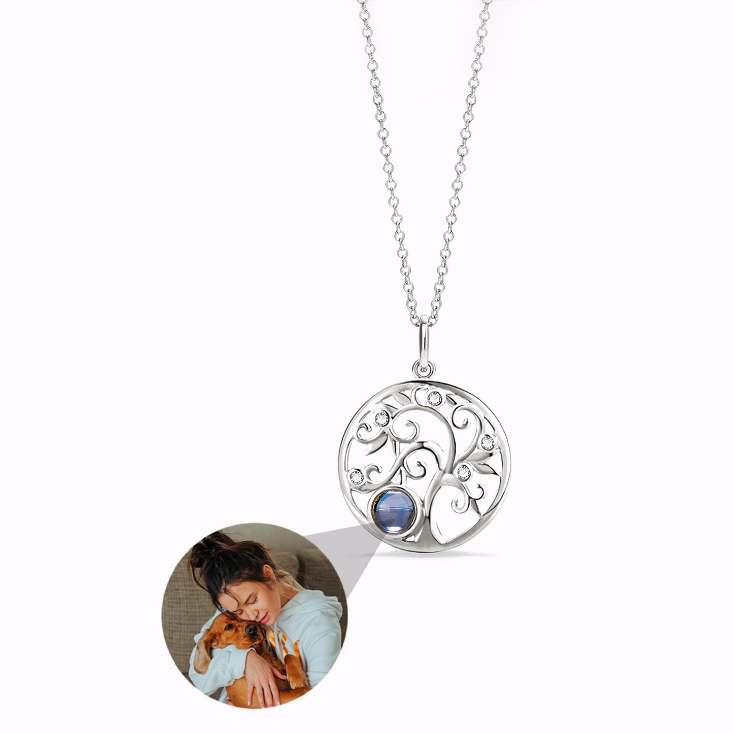 Collar Árbol de la Vida con Foto Personalizada