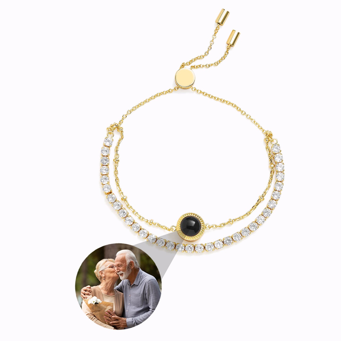 Pulsera Luminescencia con Foto Personalizada