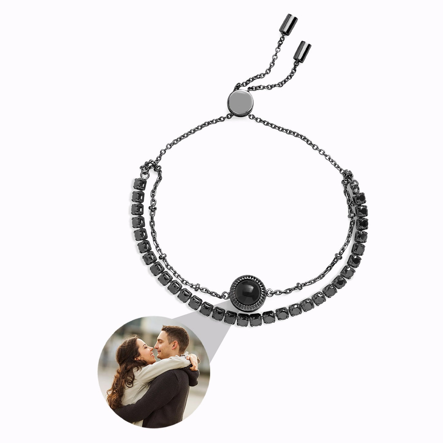 Pulsera Luminescencia con Foto Personalizada