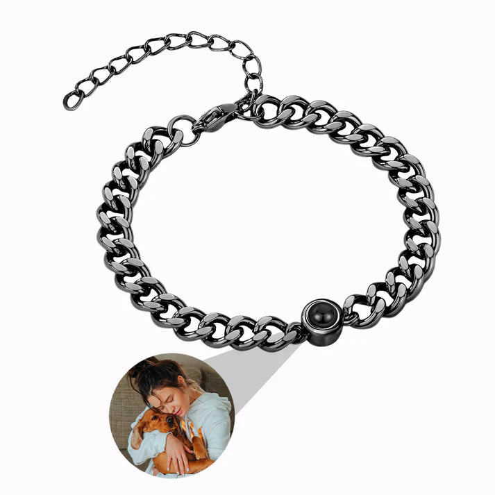 Pulsera Lazo Eterno con Foto Personalizada