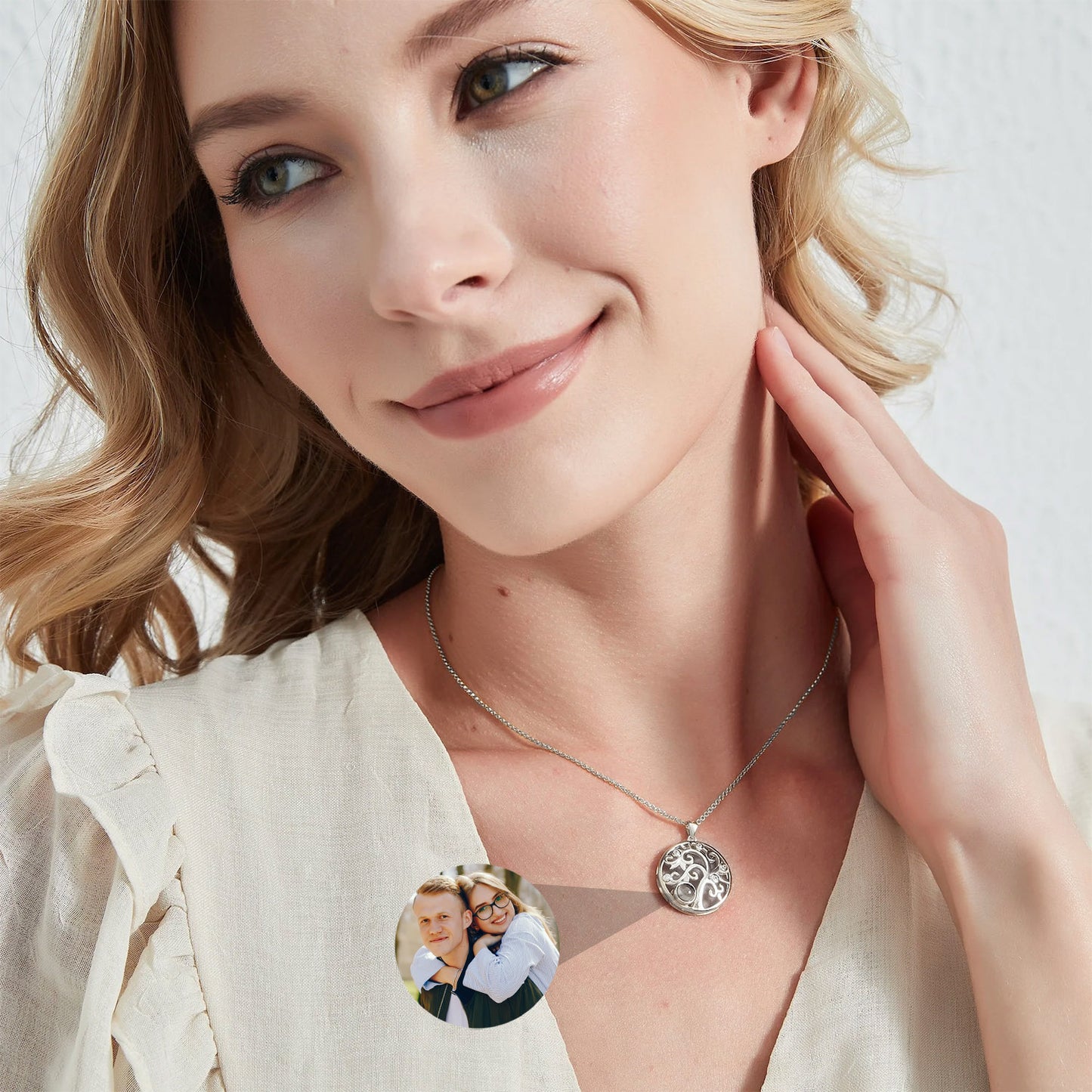 Collar Árbol de la Vida con Foto Personalizada