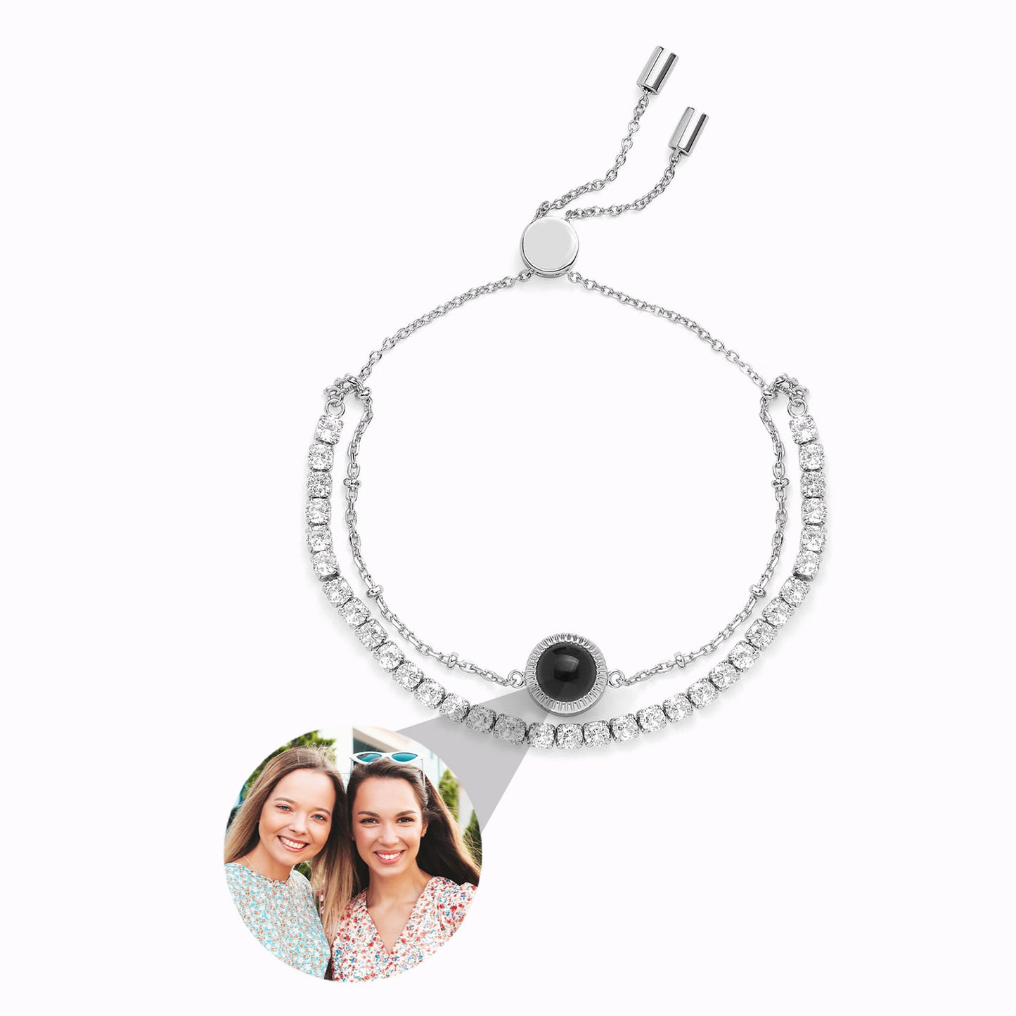 Pulsera Luminescencia con Foto Personalizada