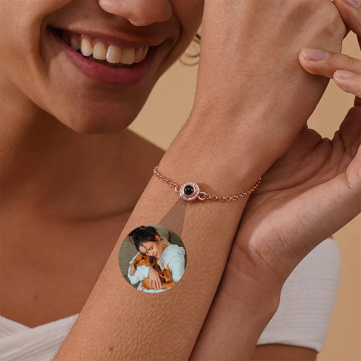 Pulsera Reflejo de Sol con Foto Personalizada