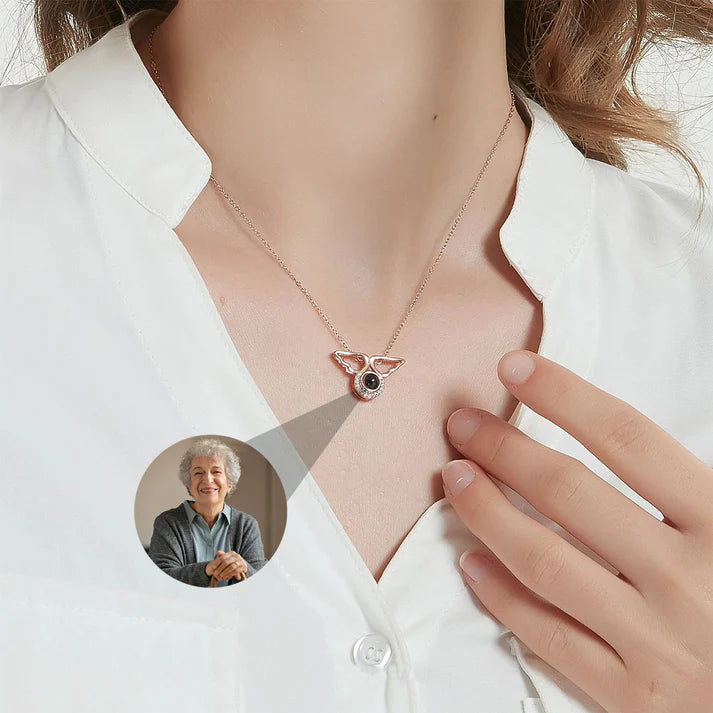 Collar Ángel con Foto Personalizada