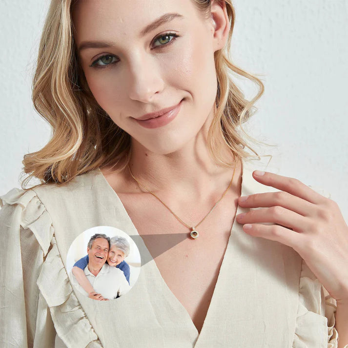 Collar Eco del Tiempo con Foto Personalizada