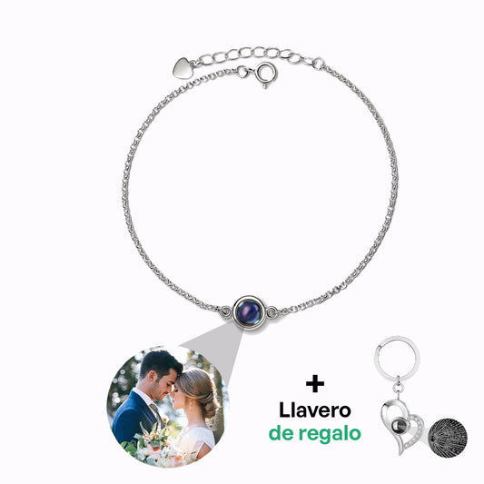 Pulsera Eco del Tiempo con Foto Personalizada