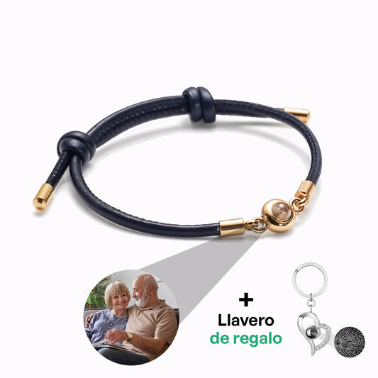 Pulsera Rayo del Tiempo con Foto Personalizada