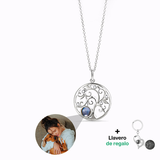 Collar Árbol de la Vida con Foto Personalizada