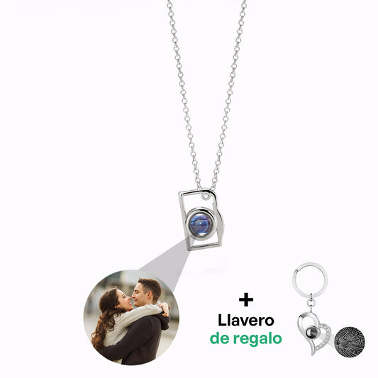Collar Cámara con Foto Personalizada