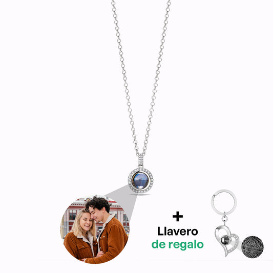 Collar Eco del Tiempo con Foto Personalizada