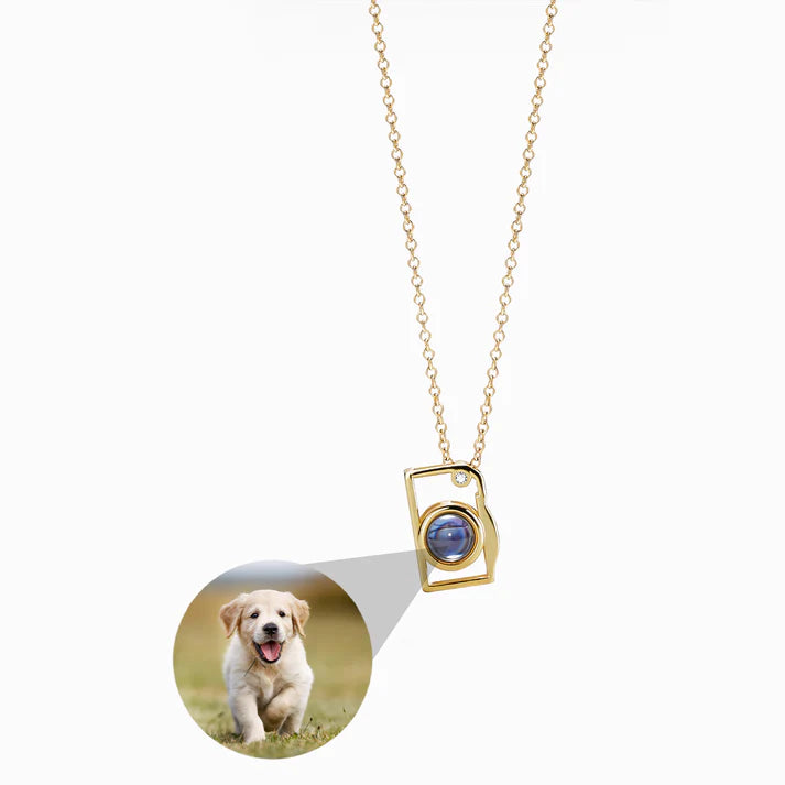 Collar Cámara con Foto Personalizada