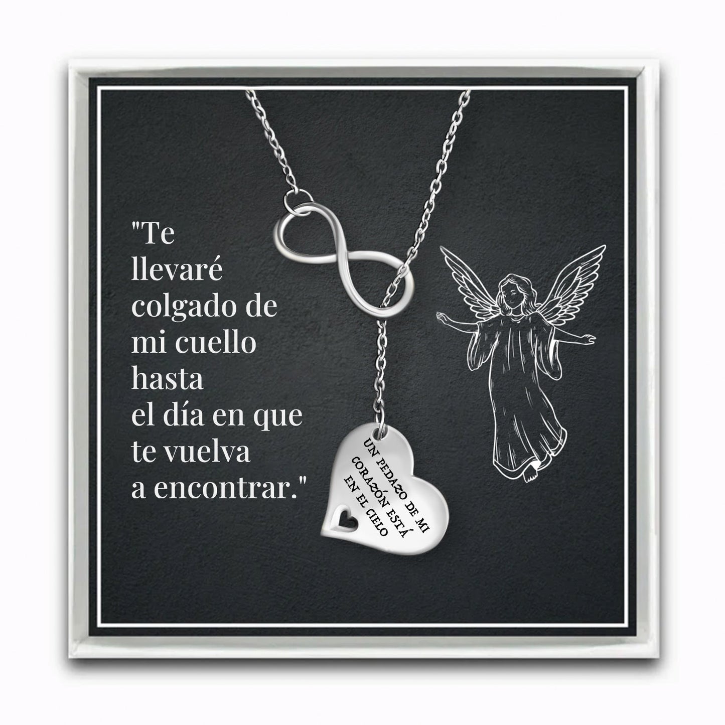 Un Pedazo de Mi Corazón Está en el Cielo – Collar Infinito