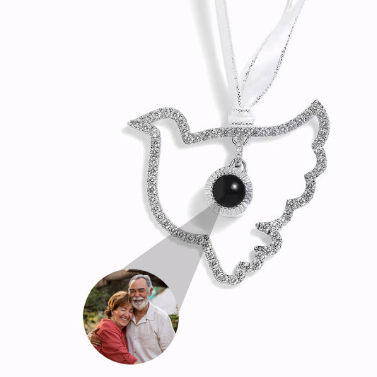 Adorno Paloma de la Paz con Foto Personalizada