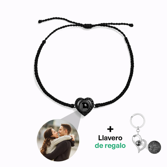Pulsera Corazón con Foto Personalizada