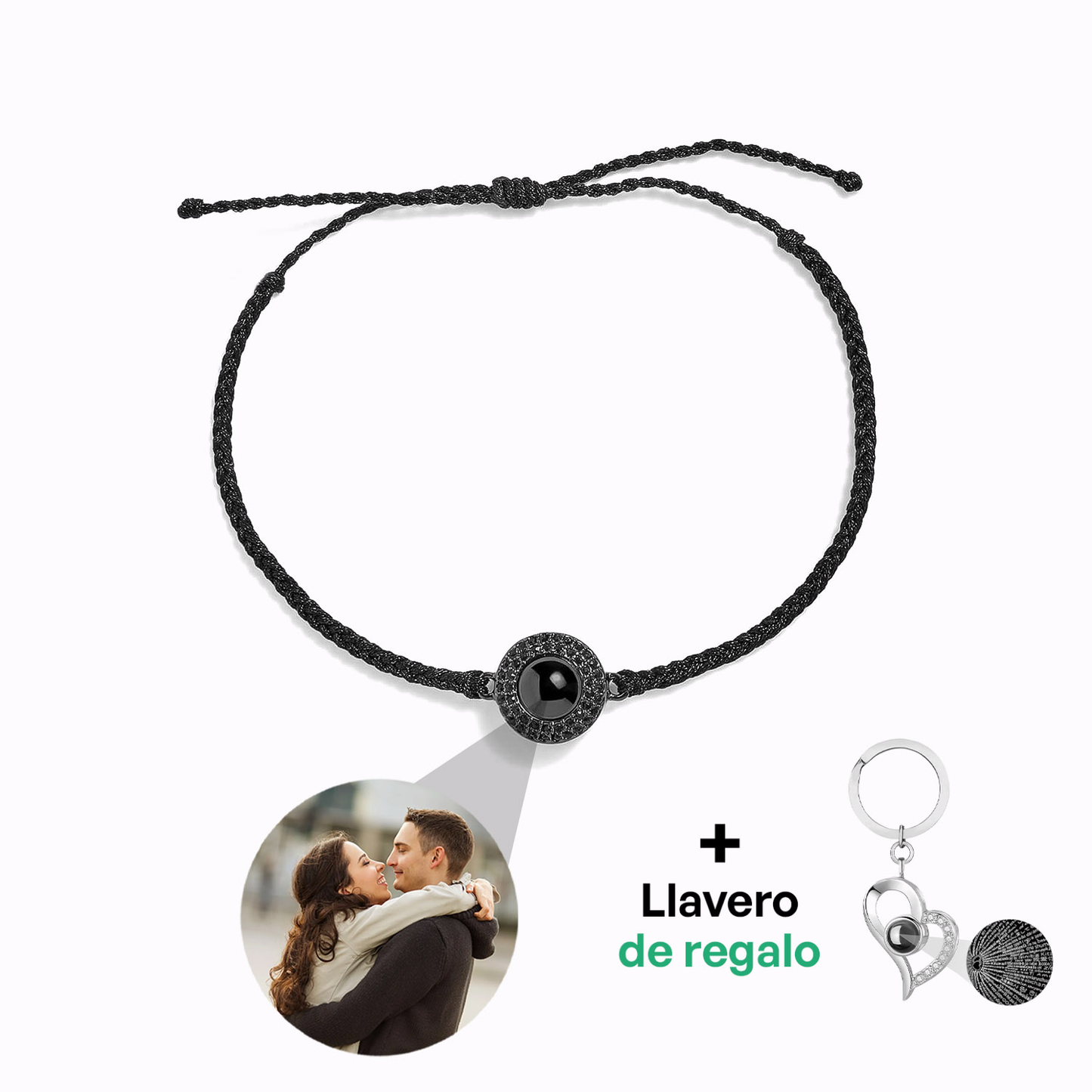 Pulsera Eternidad con Foto Personalizada