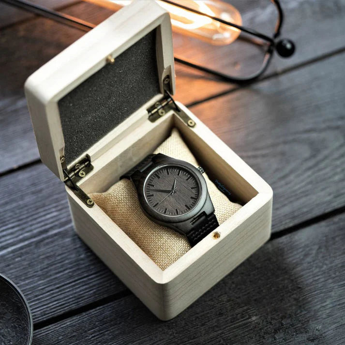 A mi Hijo - Reloj de Madera Grabado