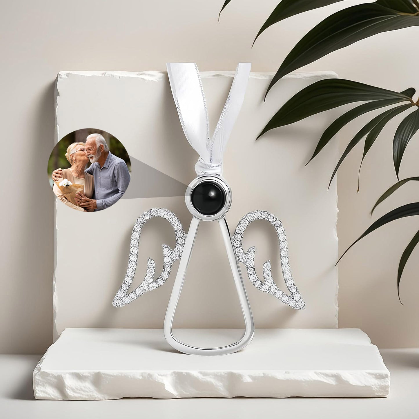 Adorno de Ángel Guardián con Foto Personalizada