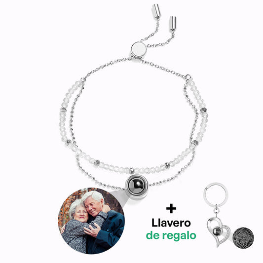 Pulsera de Cristal con Foto Personalizada