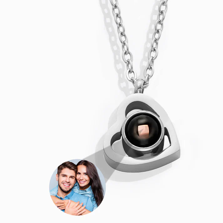 Collar Corazón con Foto Personalizada